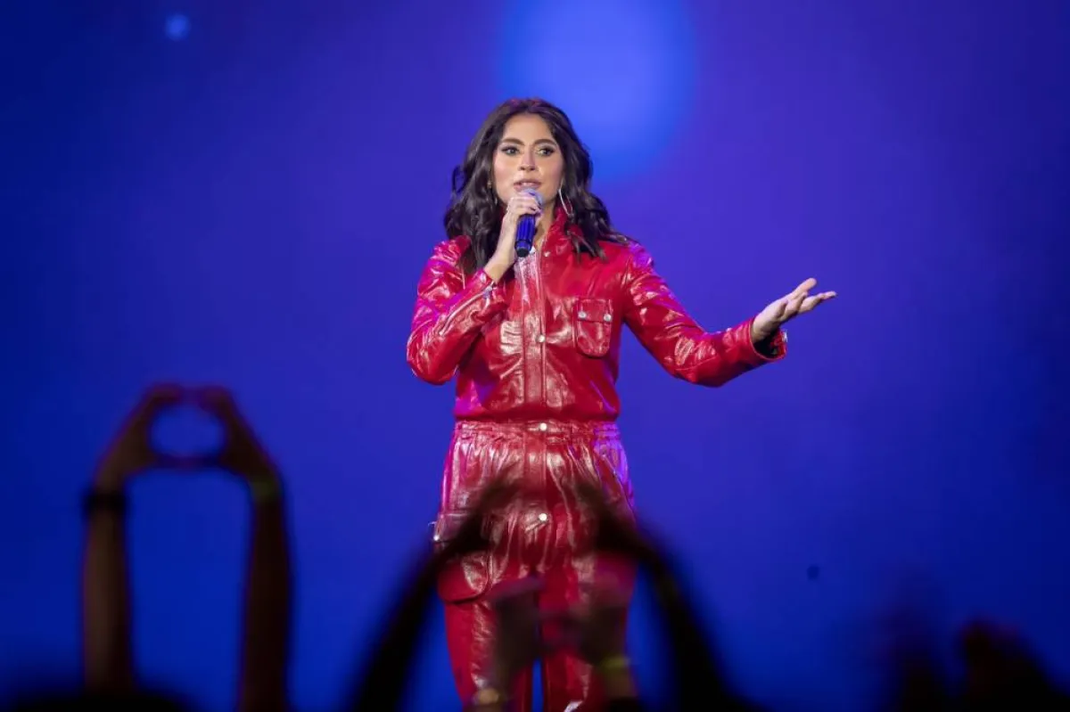 الفنانة روبي في موسم الرياض - الصورة من حساب بنش مارك على تويتر