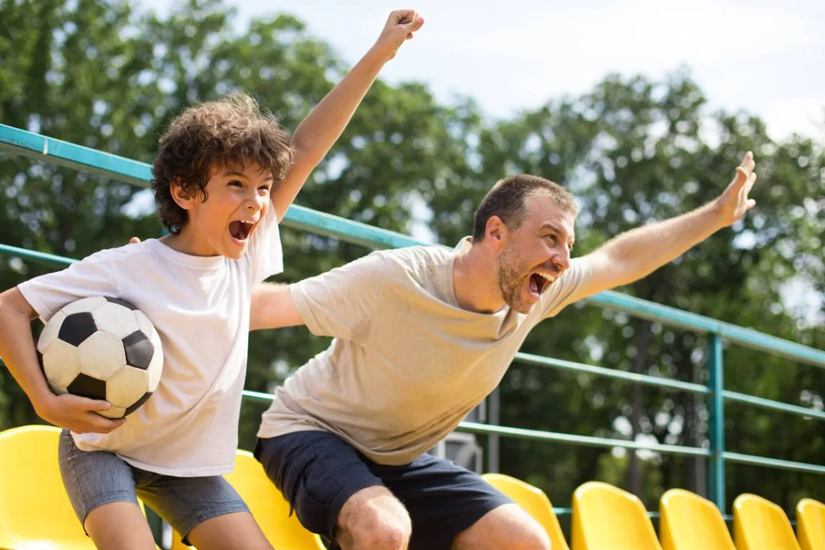 صورة للتشجيع في كرة القدم