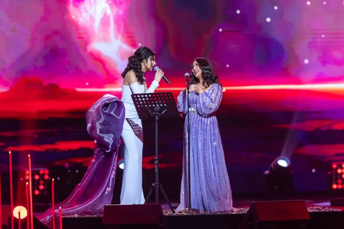 أميمة طالب ونوال في موسم الرياض - الصورة من حساب روتانا على تويتر