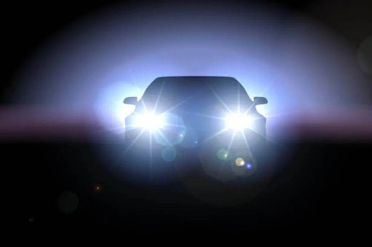 الأضواء في السيارة