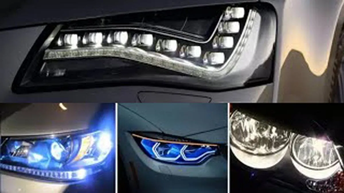 الأضواء في السيارة