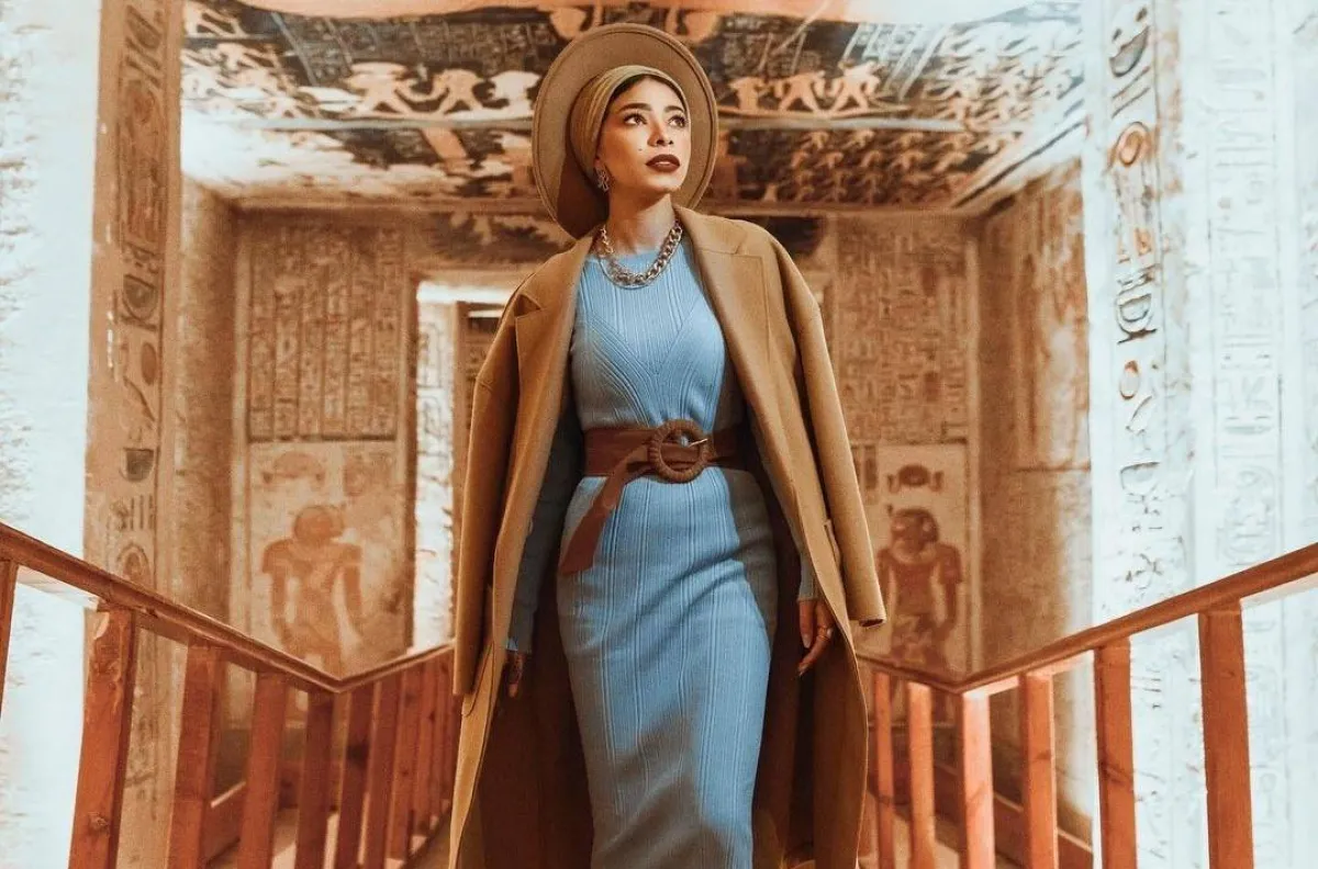 موديلات فساتين صوف للمحجبات