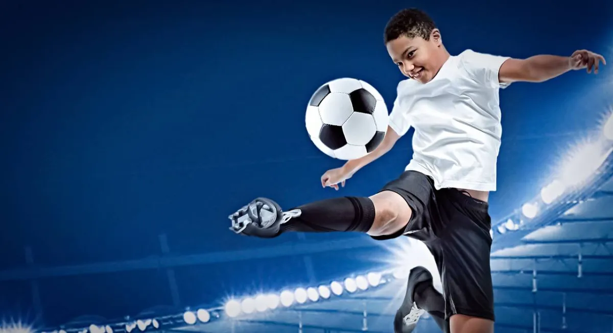 صورة لاعب كرة القدم المستقبل