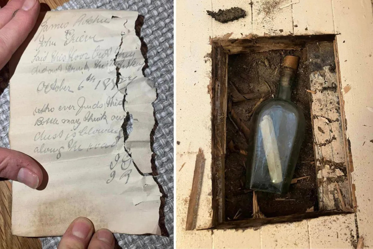 رسالة عمرها 135 عاماً تحتوي ملاحظة غريبة في منزلها