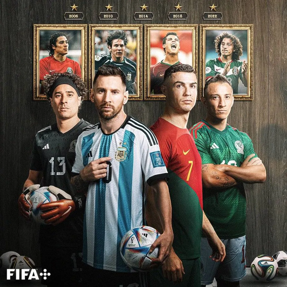 لاعيبة تشارك للمرة الخامسة في المونديال - الصورة من حساب كأس العالم فيفا على تويتر