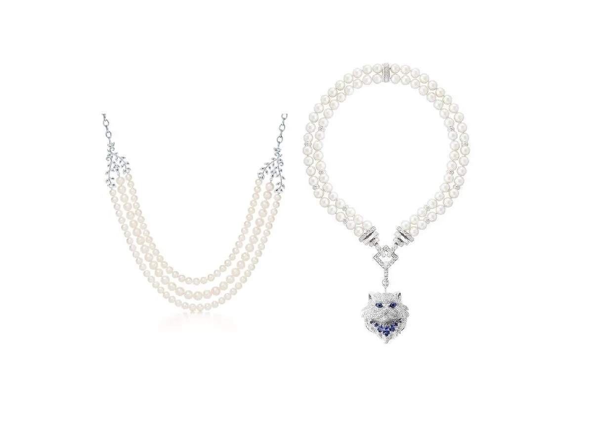 موديلات قلائد لؤلؤ لإطلالة فخمة بالعباية في شتاء 2023