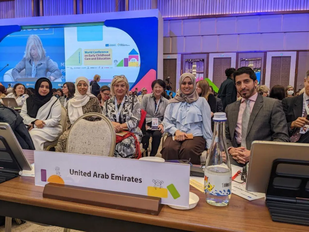 الإمارات تشارك في مؤتمر "اليونسكو". الصورة من "وام"