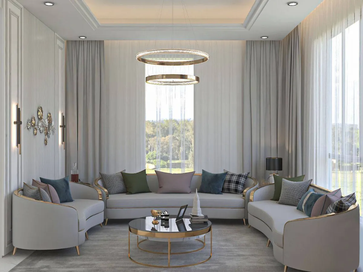 مجلس النساء مميّز بديكوراته الناعمة