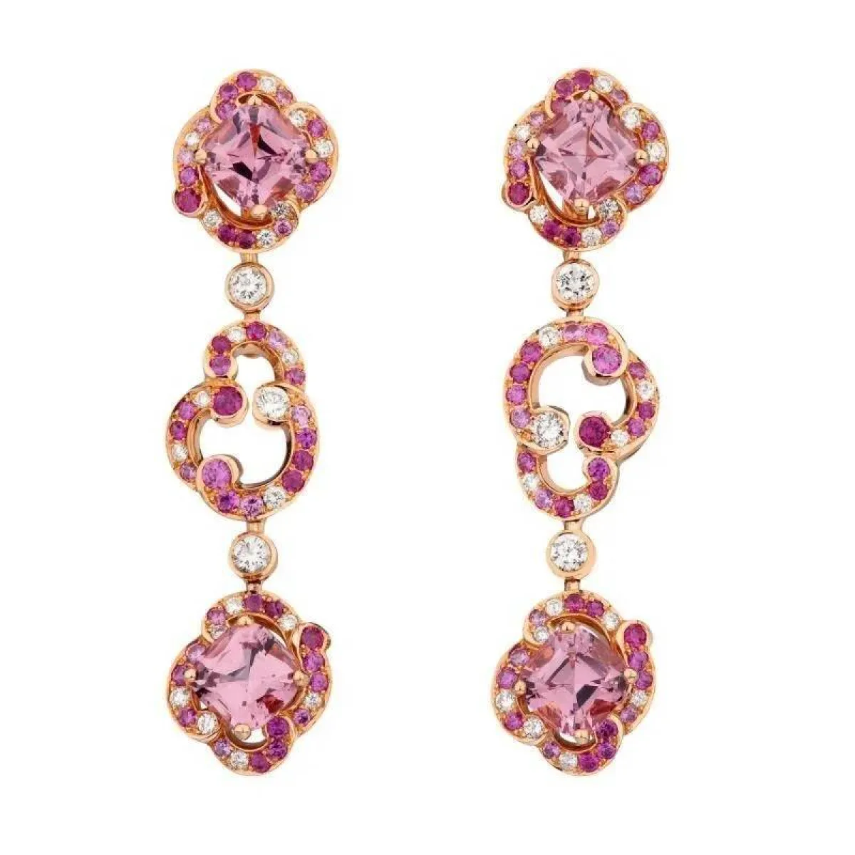 أقراط Rococo من فابرجيه Fabergé