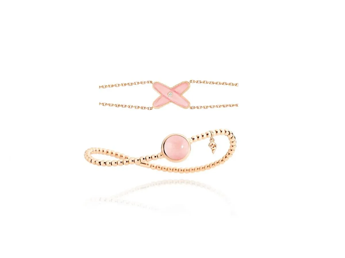 موديلات أساور مرصعة بحجر الأوبال الملون