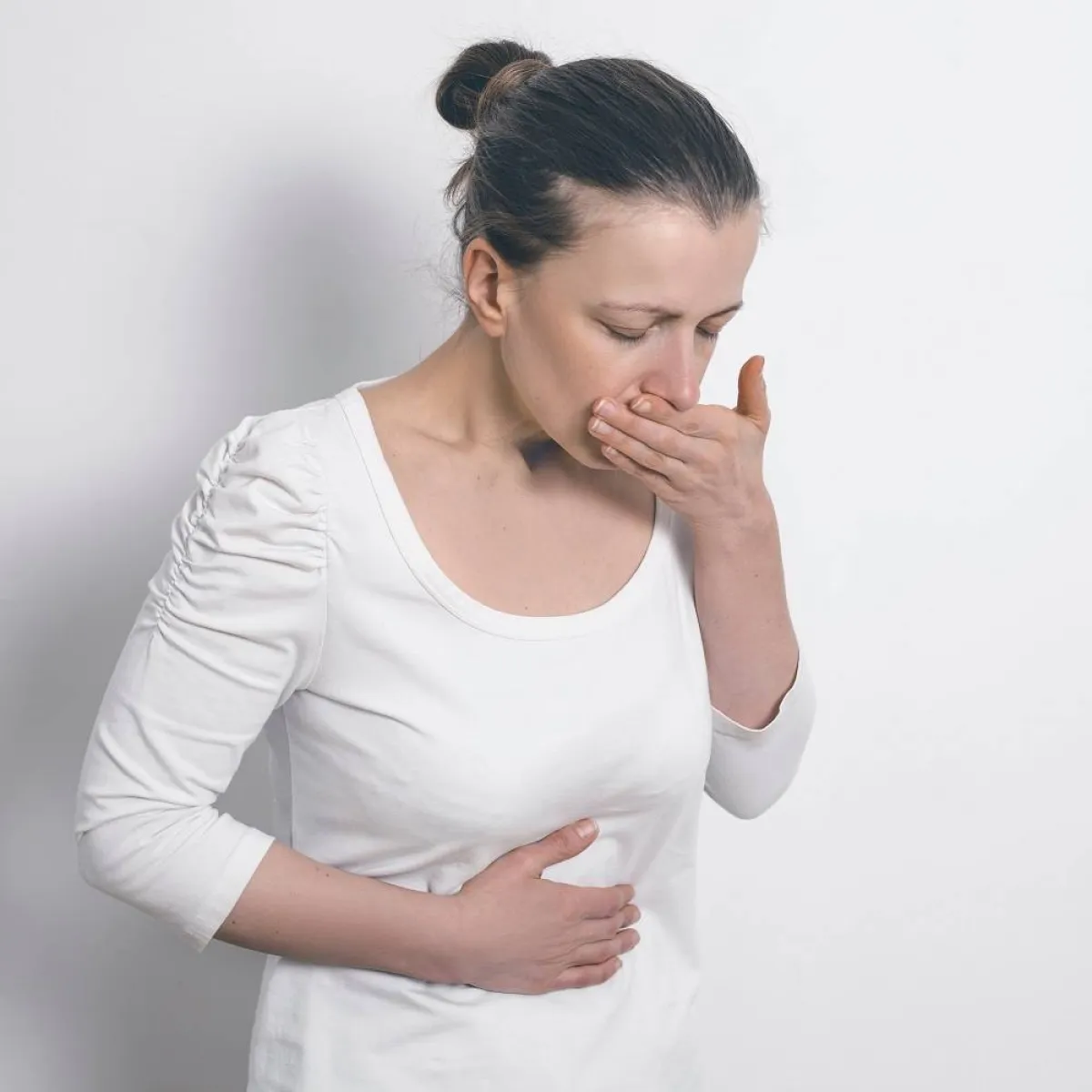 صورة لحامل تتوجع