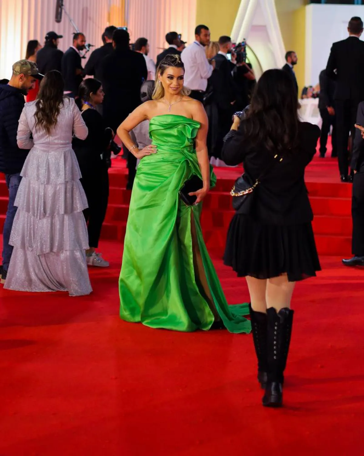 نور قادري- الصورة من اللجنة الإعلامية للمهرجان - تصوير ماكس