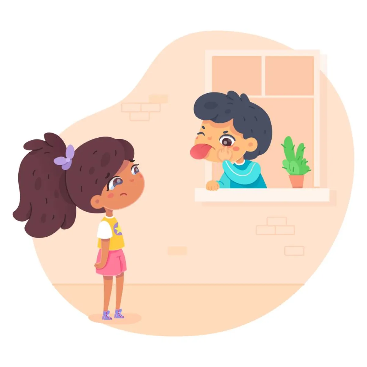 صورة لطفل لا يفهم اللطف في التعامل