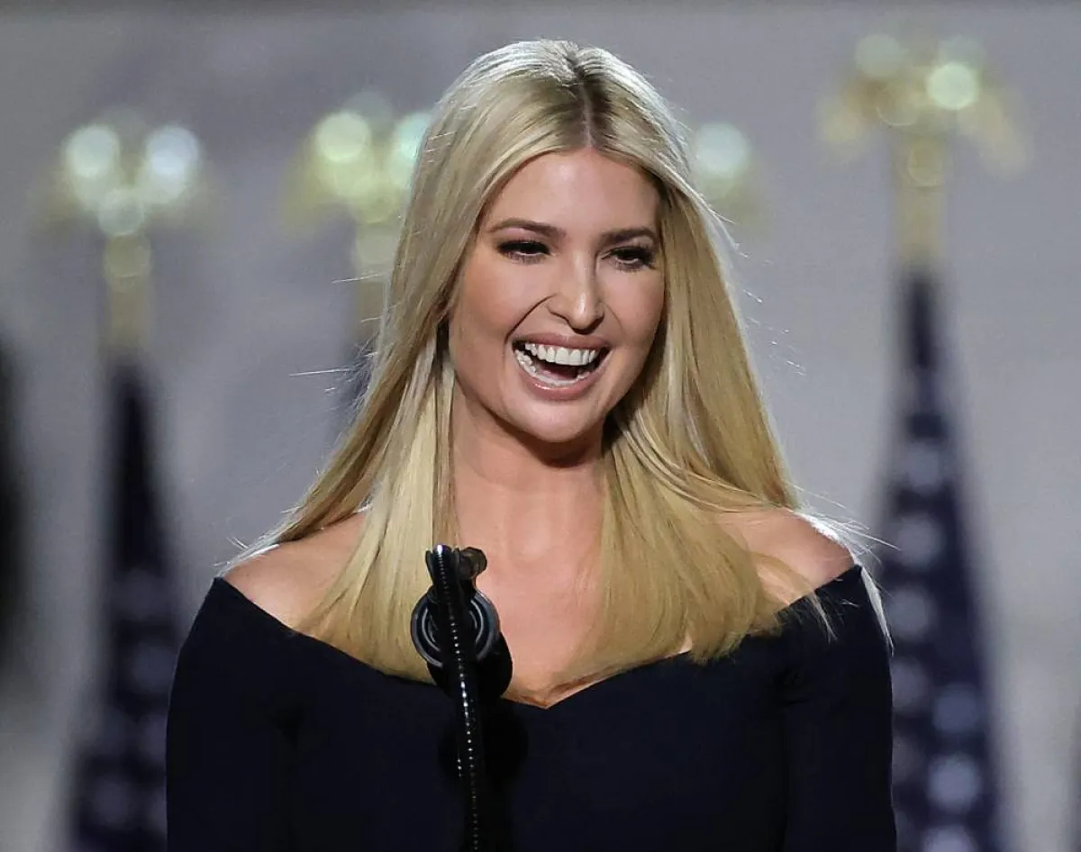 WASHINGTON, DC - AUGUST 27: Ivanka Trump, daughter of U.S. President Donald Trump and White House senior adviser, addresses attendees as Trump prepares to deliver his acceptance speech for the Republican presidential nomination on the South Lawn of the White House August 27, 2020 in Washington, DC. Trump gave the speech in front of 1500 invited guests. Chip Somodevilla/Getty Images/AFP CHIP SOMODEVILLA / GETTY IMAGES NORTH AMERICA / Getty Images via AFP