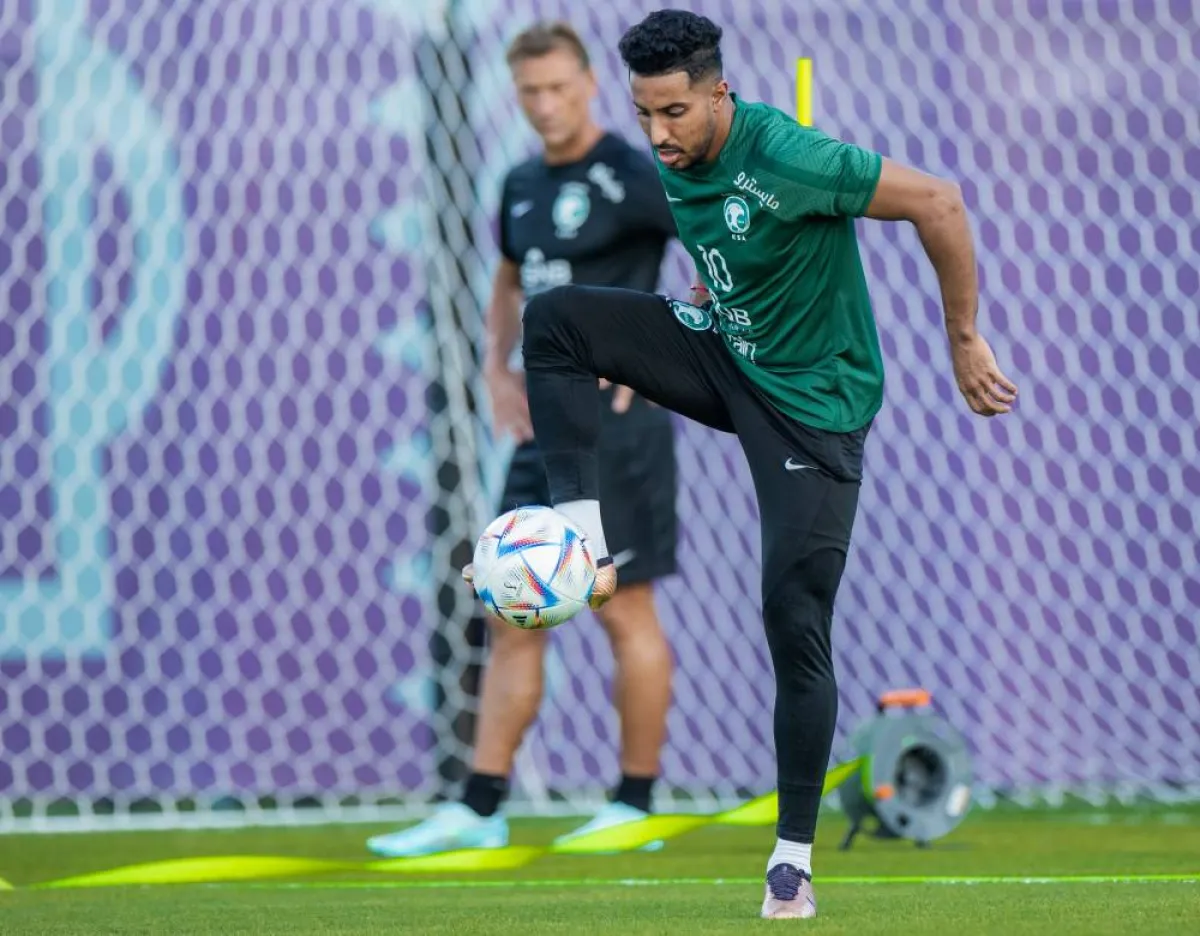 هوية حكم المواجهة الثانية للمنتخب السعودي ضد بولندا - الصورة من حساب المنتخب السعودي