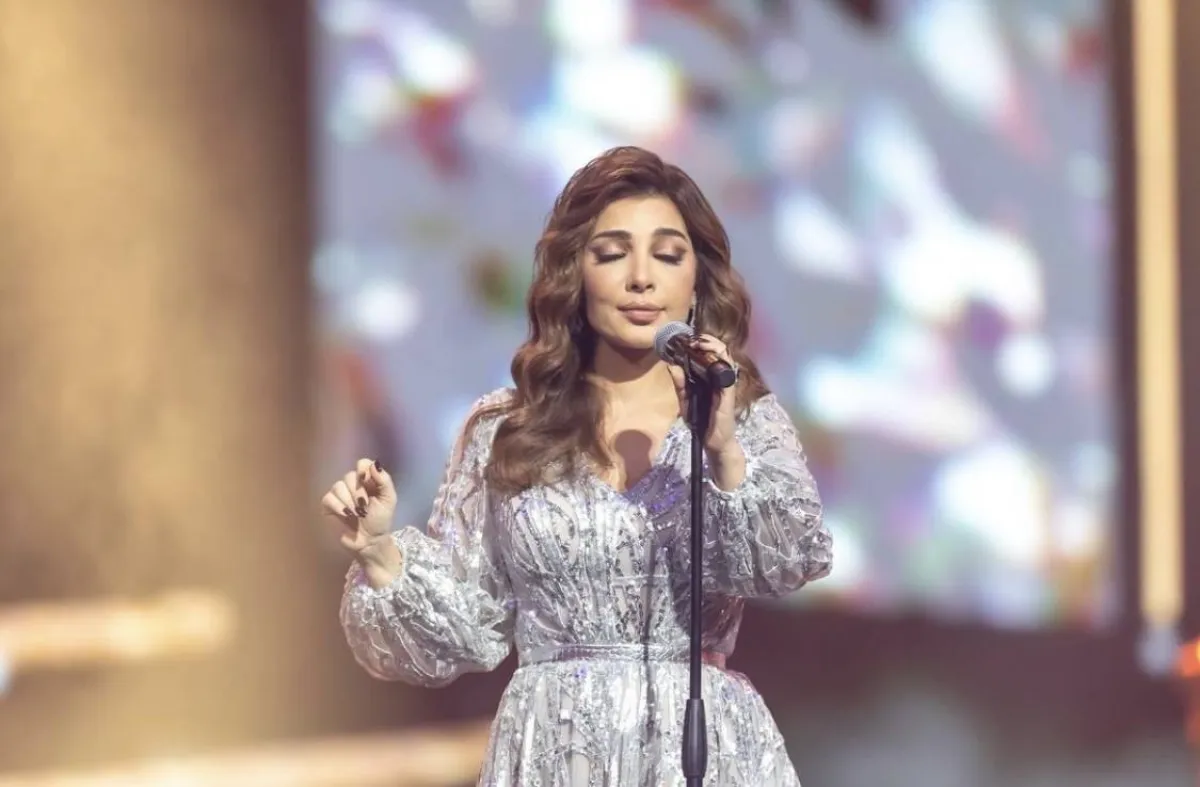 أصالة في ليلة اصالة - الصورة من حساب روتانا لايف على الانستجرام 