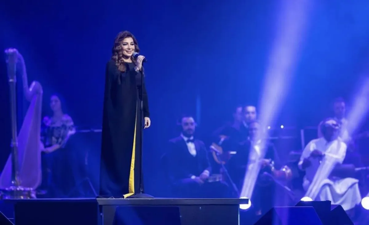 أصالة في ليلة اصالة - الصورة من حساب روتانا لايف على الانستجرام 