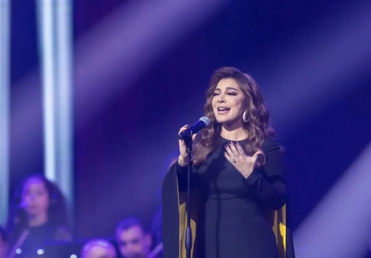 أصالة في ليلة اصالة - الصورة من حساب روتانا لايف على الانستجرام