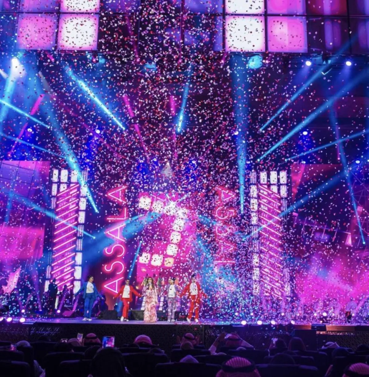 أصالة في ليلة أصالة - الصورة من حساب روتانا لايف على الانستجرام