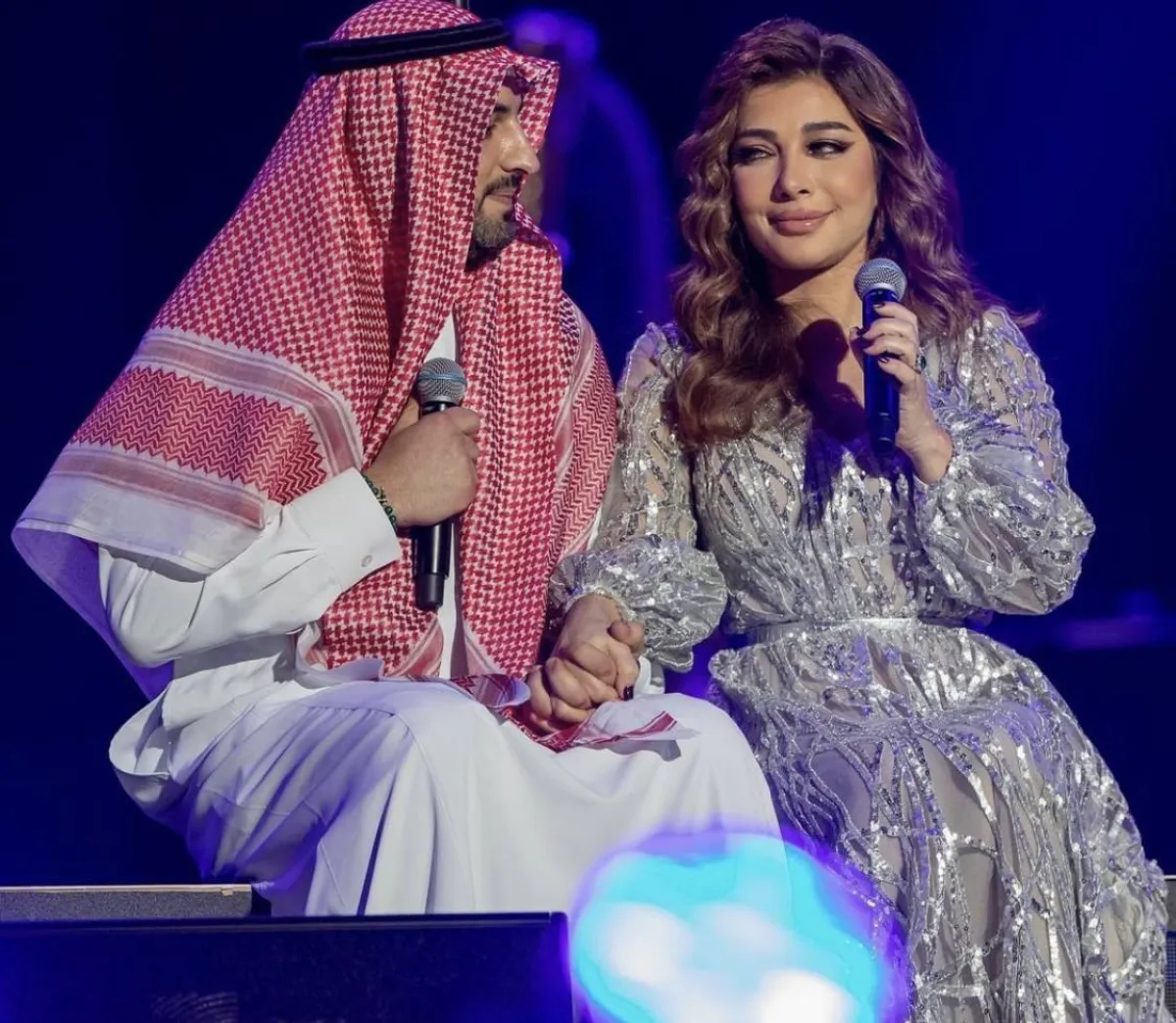 أصالة في ليلة أصالة - الصورة من حساب روتانا لايف على الانستجرام