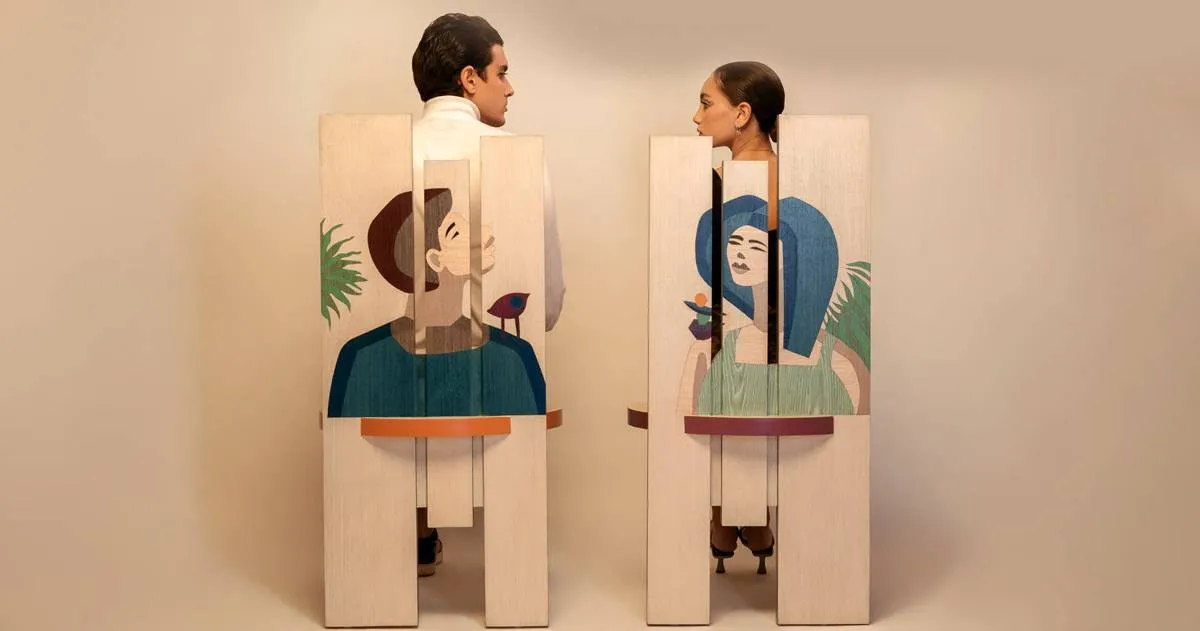 كرسي آدم وحواء من مجموعة R’KAN Edition 