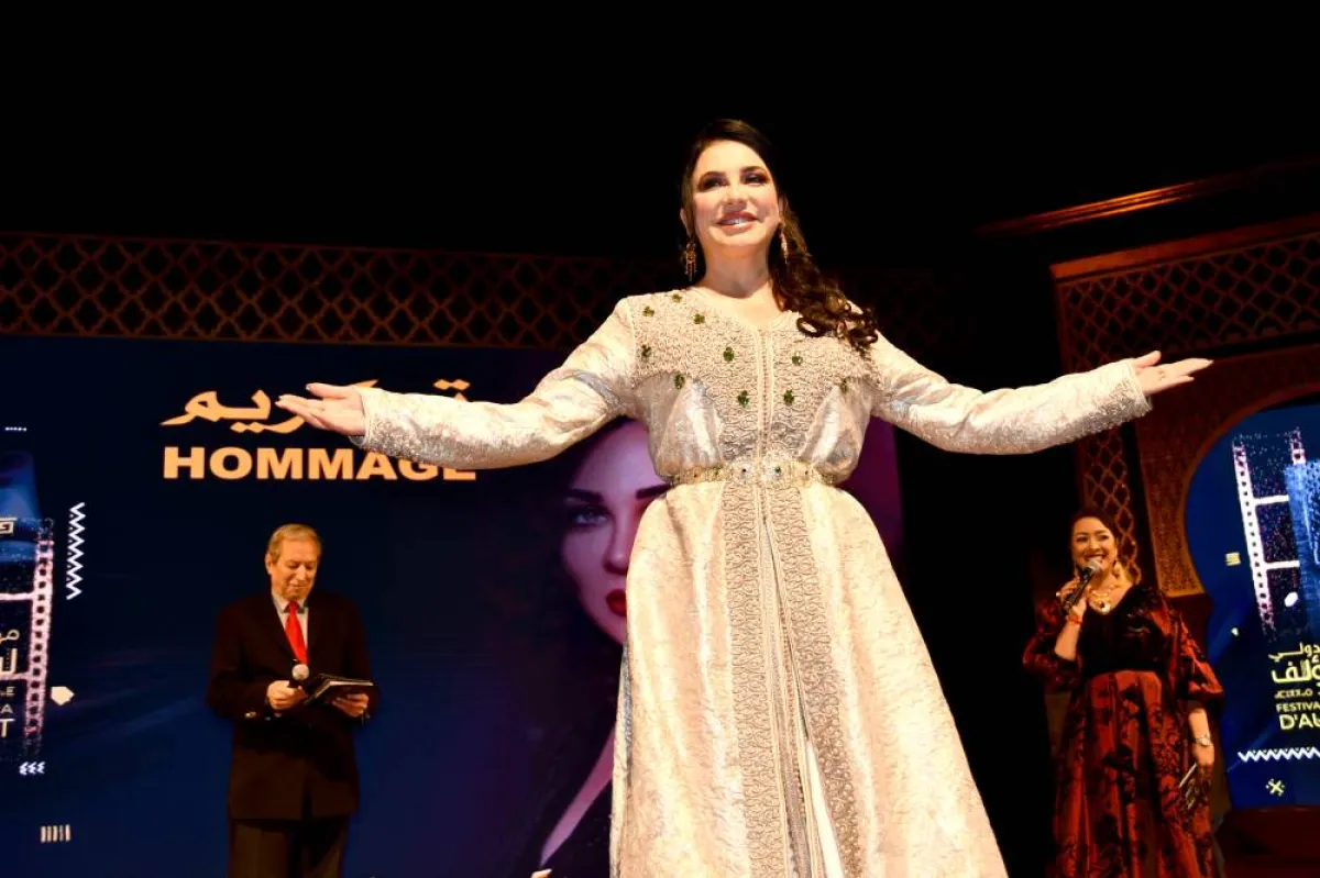 سلاف فواخرجي سعيدة بالتكريم