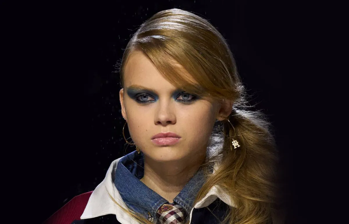 مكياج العيون الملطخة