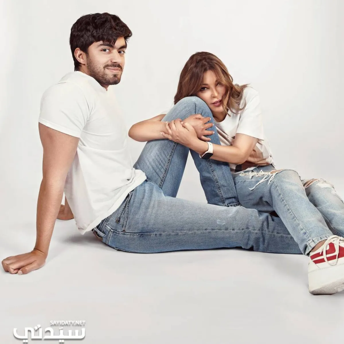 سميرة سعيد وابنها شادي - الصورة من جلسة تصوير خاصة ل سيدتي