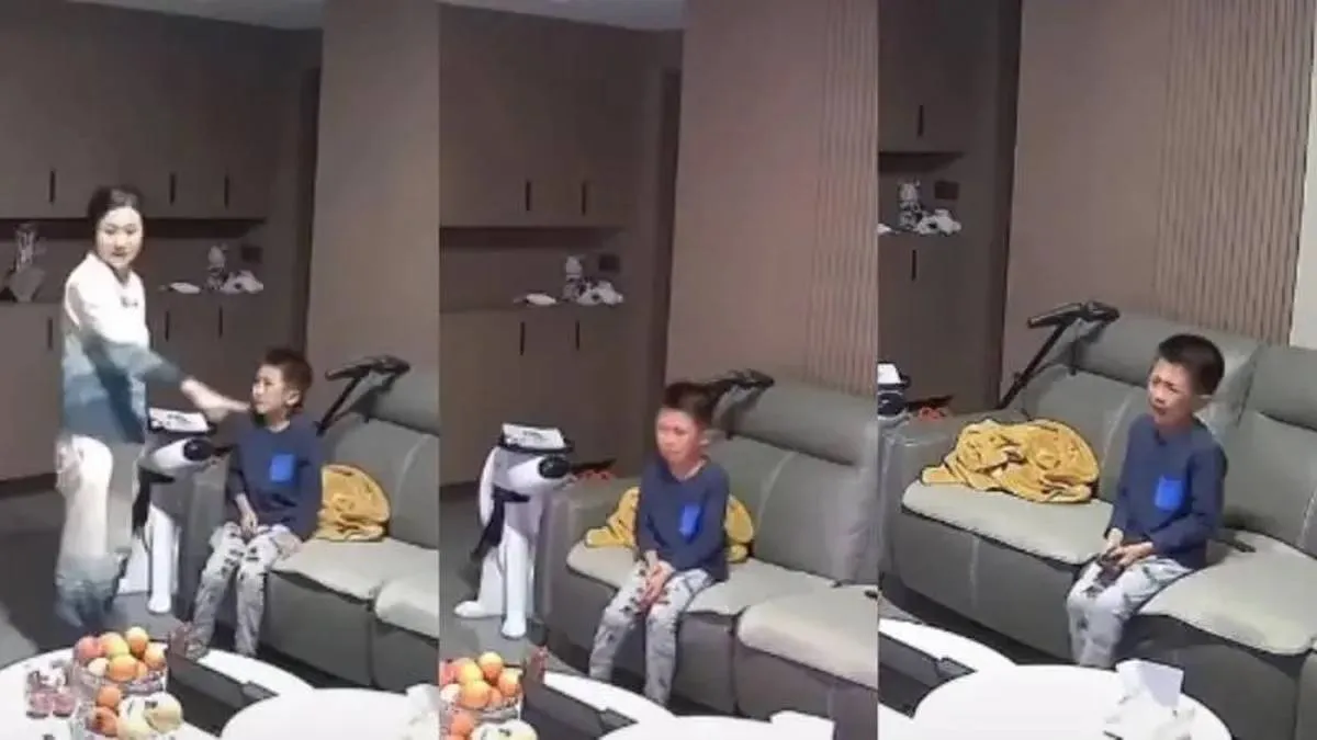 والدان يعاقبان طفلهما المدمن على مشاهدة التلفزيون بطريقة غريبة