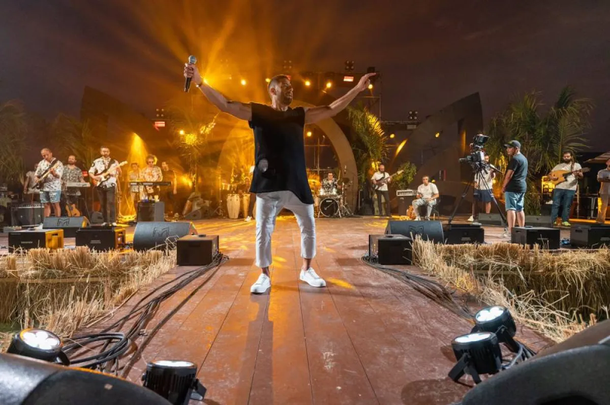 محمد حماقي -الصورة  من العلاقات العامة ل شركة بنش مارك