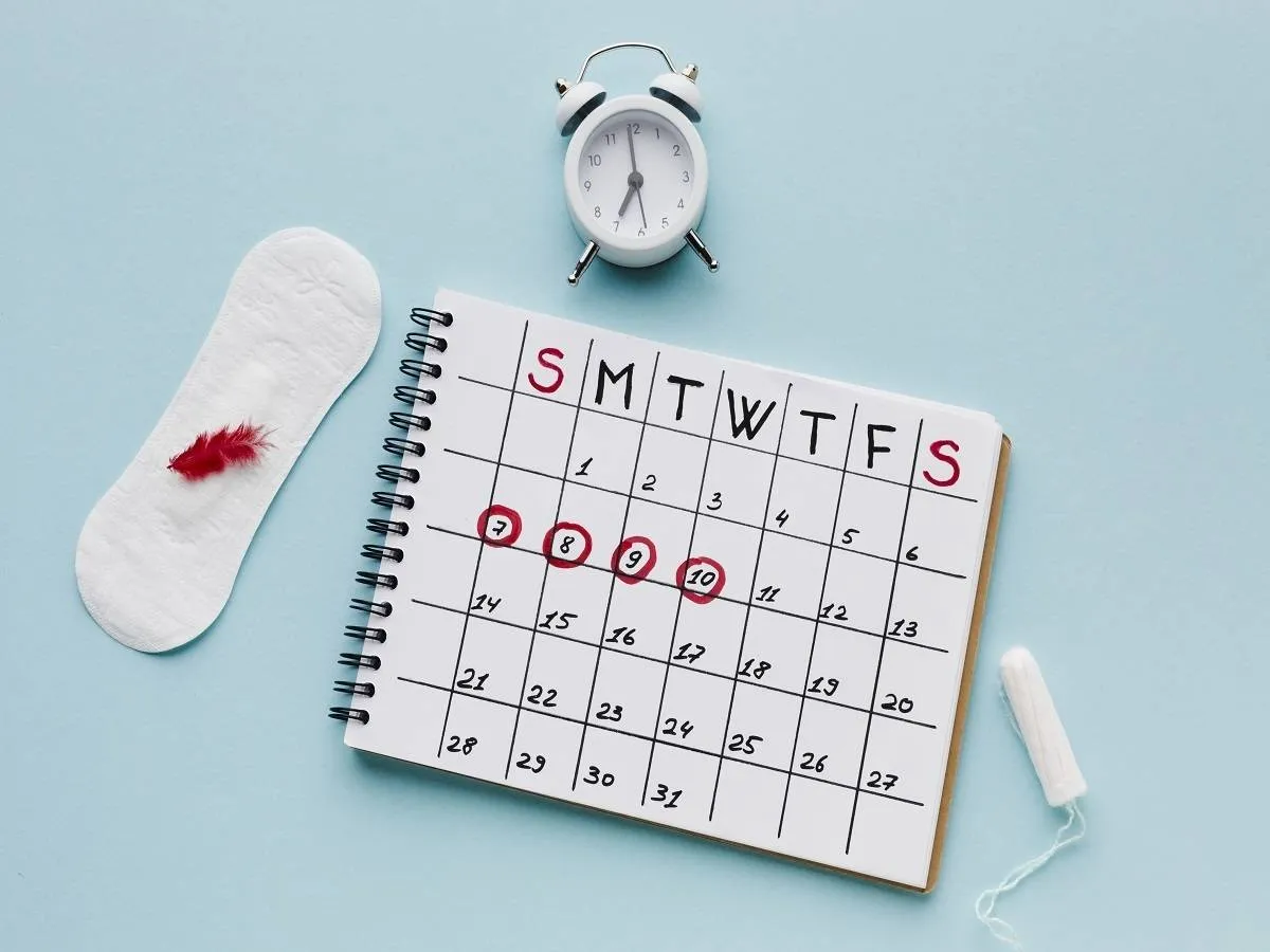 صورة لتقويم الدورة الشهرية