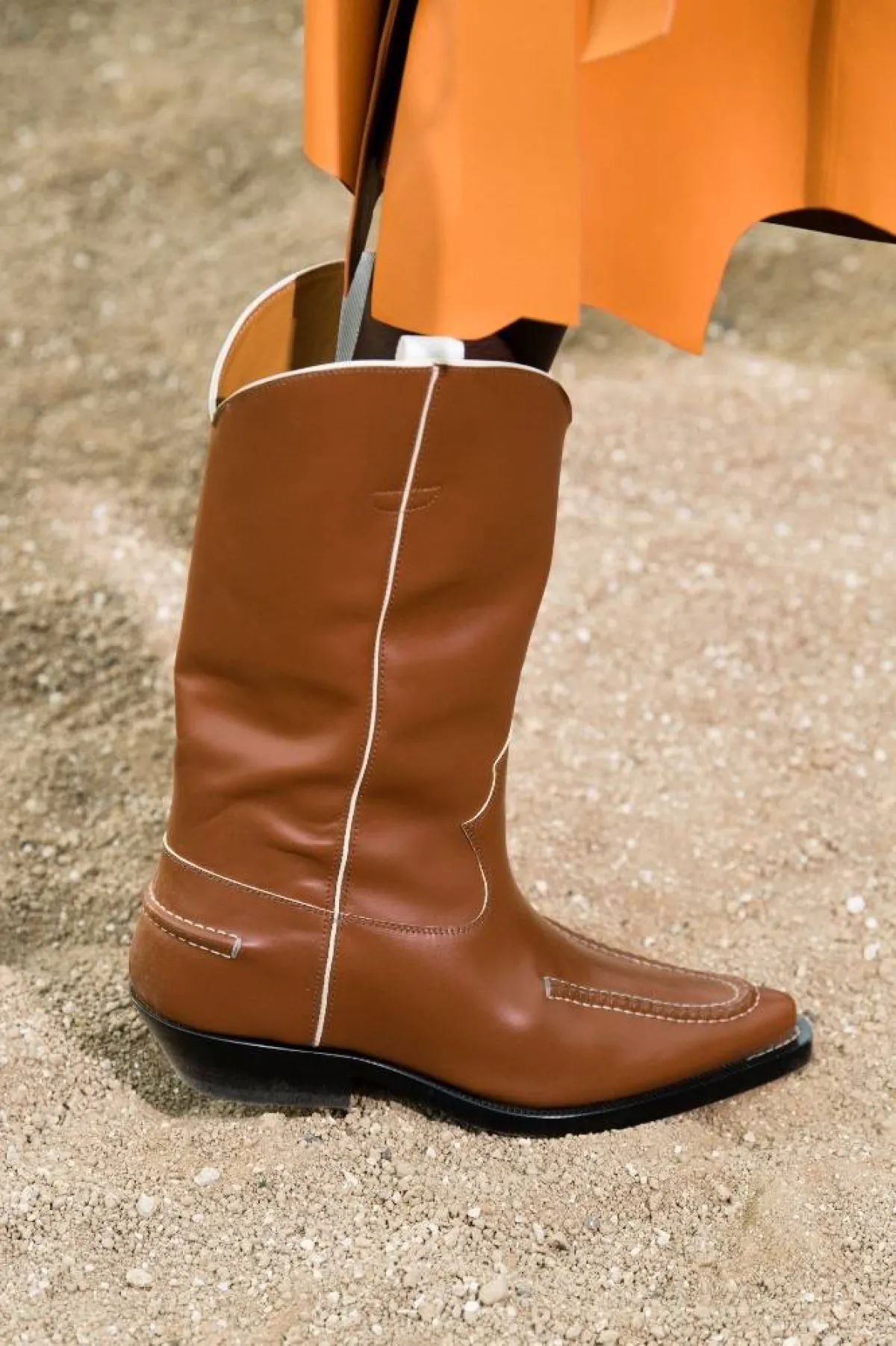 موديلات أحذية كعب قصير من كلوي Chloe