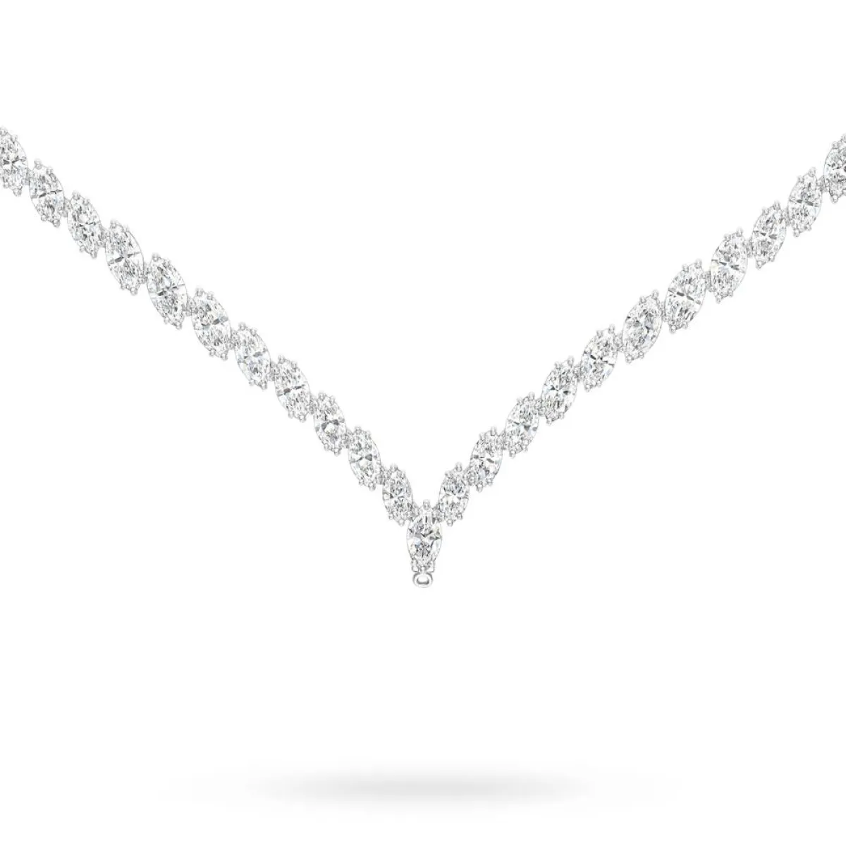 قلادة Marquise Riviere Diamond من هاري وينستون Harry Winston