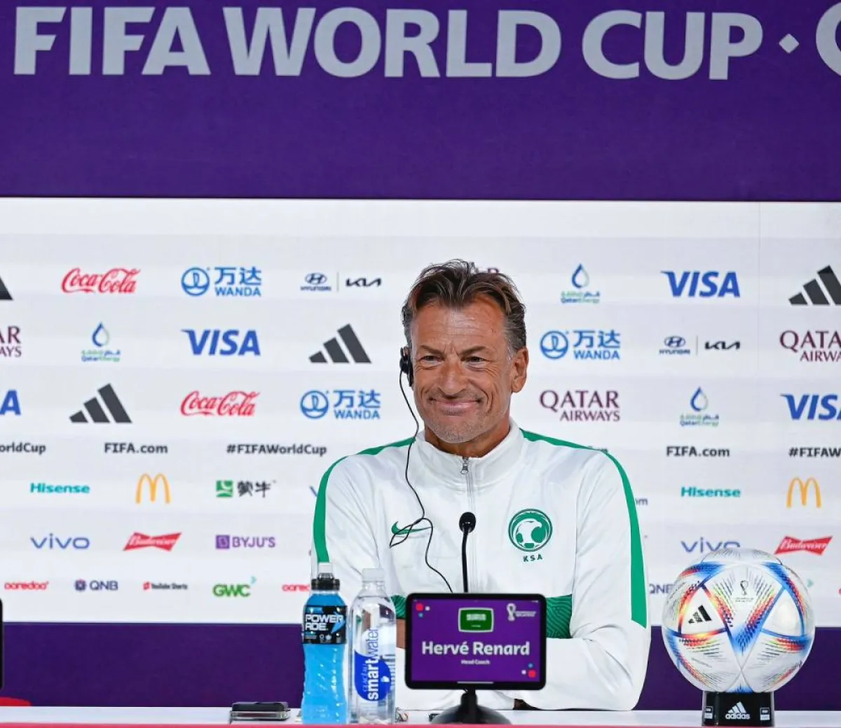 هيرفي رينارد مدرب المنتخب السعودي 