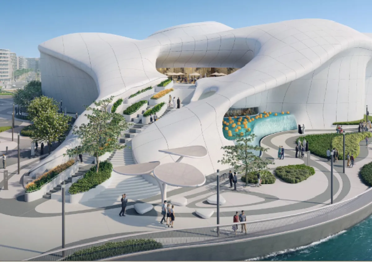 منصة إبداعية. الصورة من مكتب أبوظبي الإعلامي