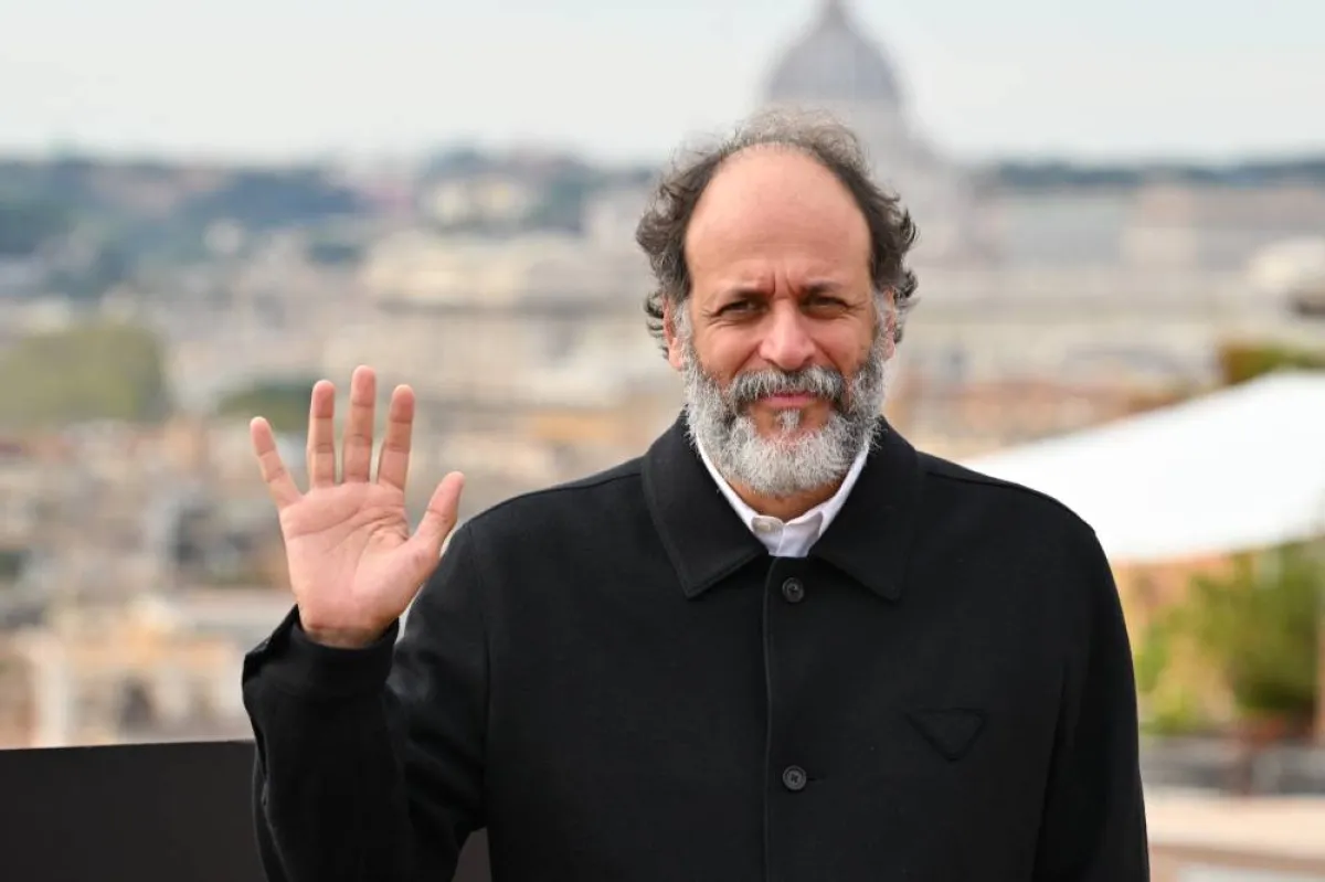 Italian director Luca Guadagnino poses during a photocall for the film "Bones And All" on November 12, 2022 in Rome. Andreas SOLARO / AFP