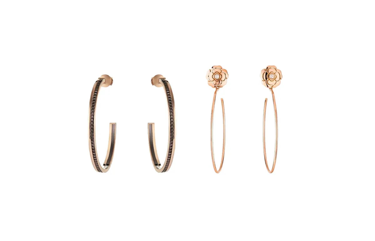 موديلات أقراط Hoop كبيرة الحجم من دور المجوهرات العالمية