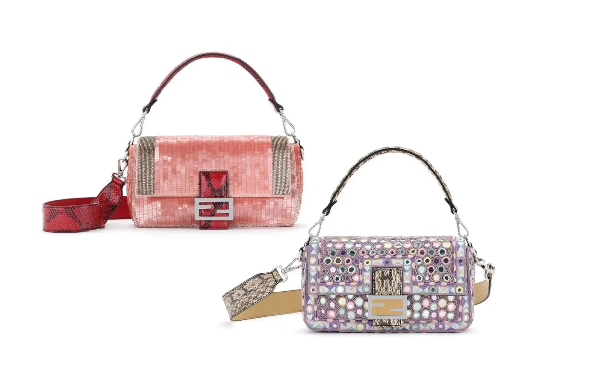 عرض مجموعة فندي باغيت Fendi Baguette الخاصة بالذكرى السنوية الخامسة والعشرين 
