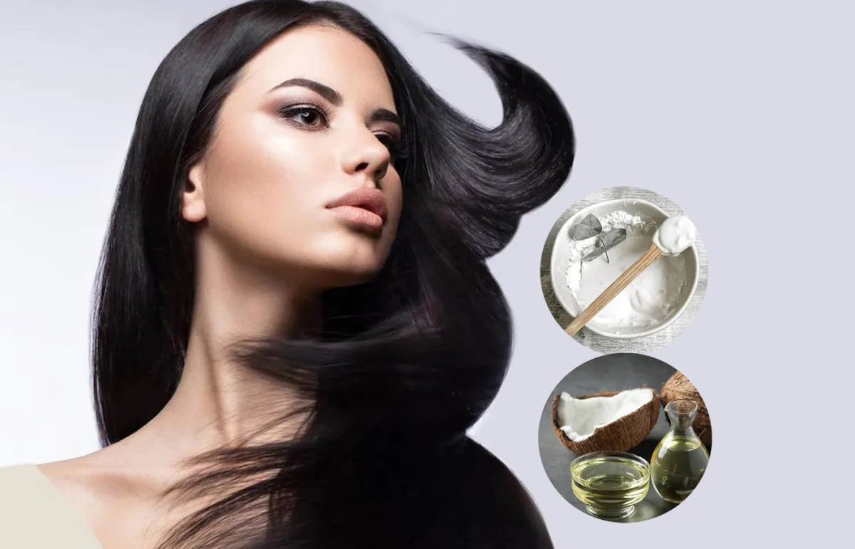 وصفات الطين الأبيض وزيت جوز الهند للعناية بالشعر