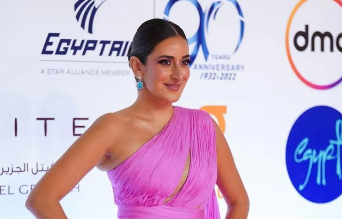 أمينة خليل-  الصورة من اللجنة الإعلامية لمهرجان القاهرة السينمائي الدولي - تصوير مهاب