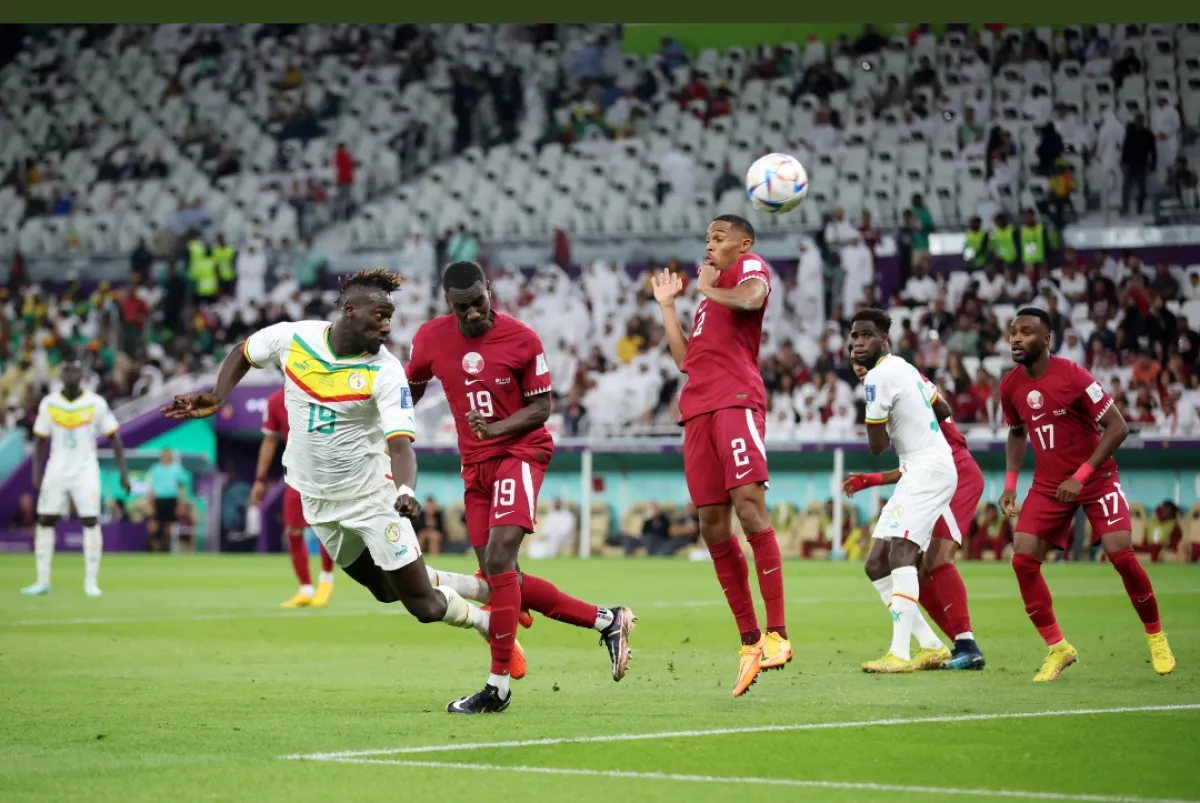 السنغال وقطر- الصورة من حساب كأس العالم 2022 على تويتر 