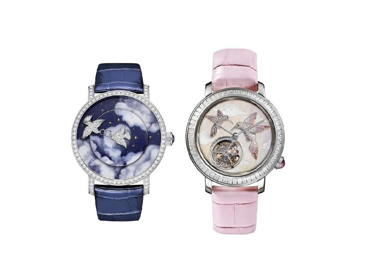 للصبايا.. ساعات مزينة بنقوش الطيور لخريف 2022