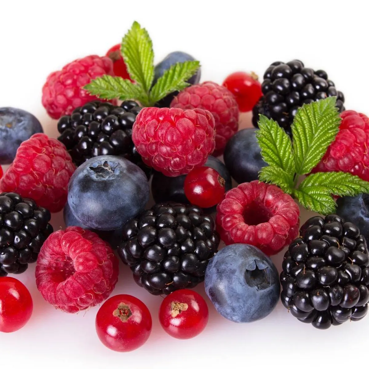 صورة لعدد من ثمرات الفاكهة