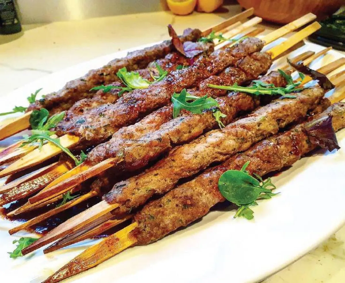 كفتة لحم الضأن المشوية 