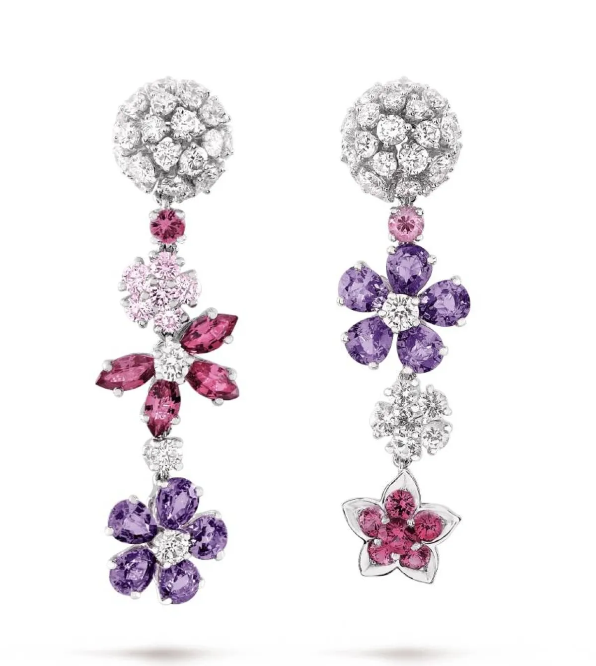 أقراط أذن فولي دي بريه من فان كليف اند اربلز Van cleef & arpels