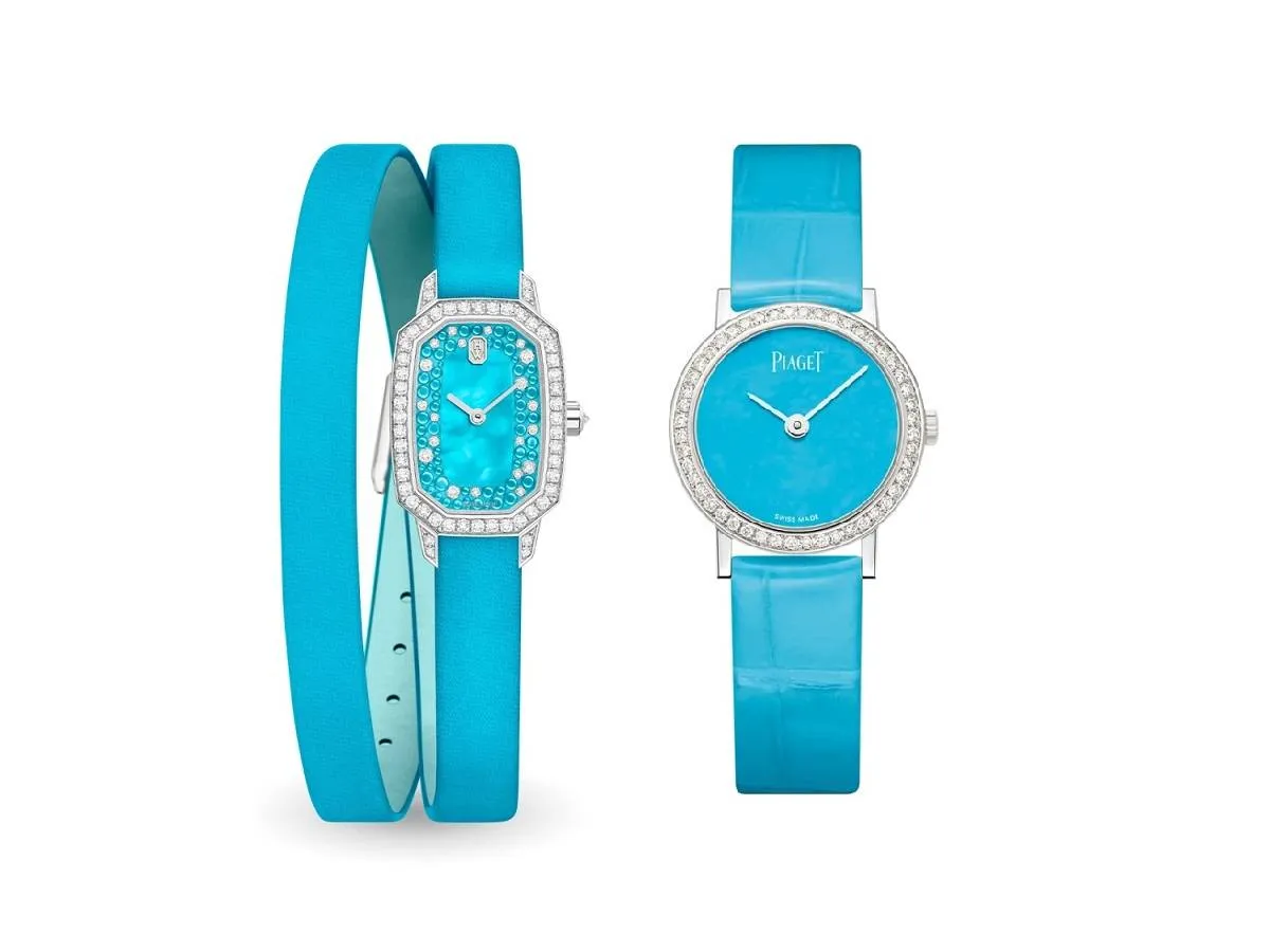 ساعات نسائية باللون التركوازي لإطلالة عصرية جذابة في شتاء 2023