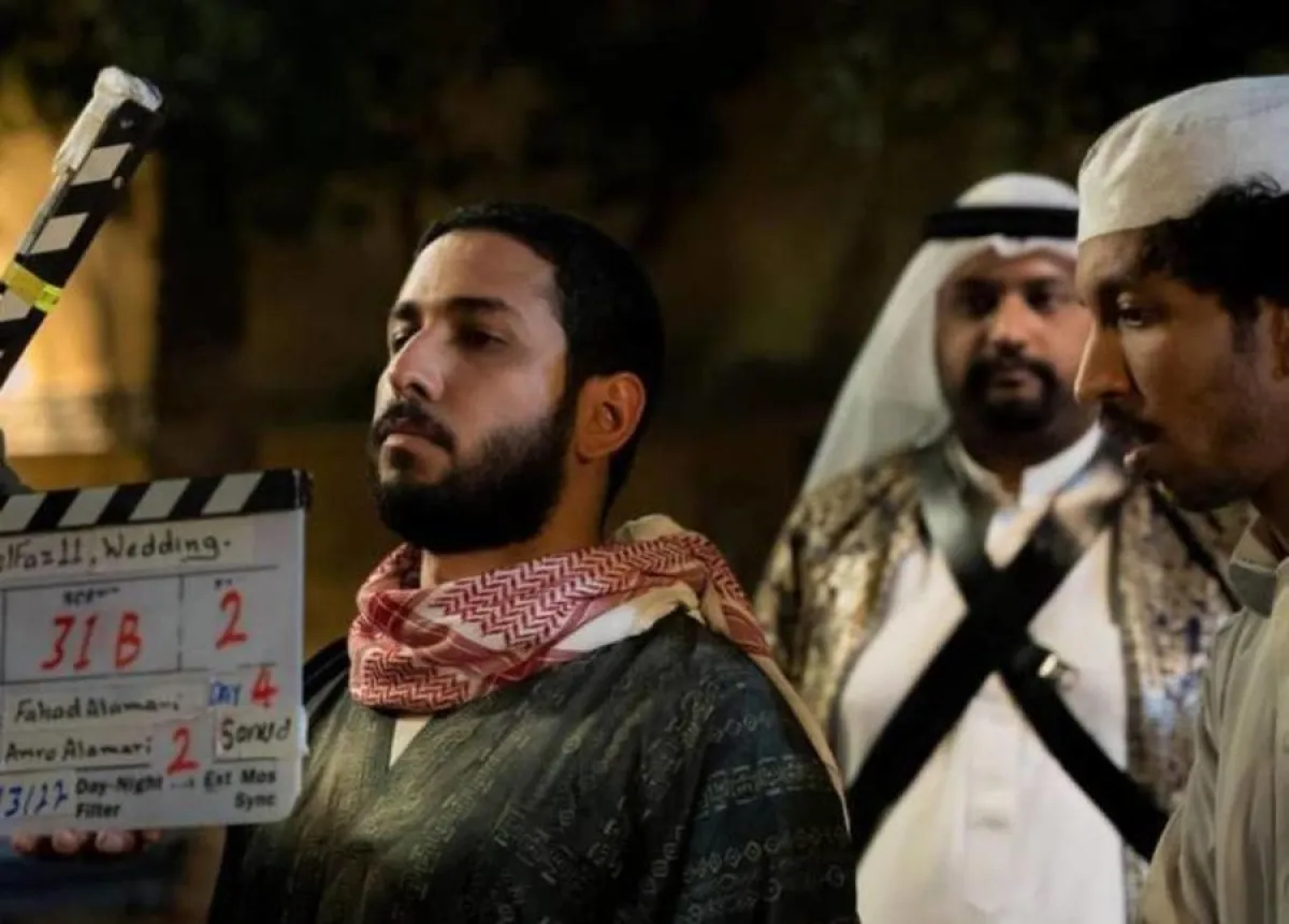 كواليس تصوير فيلم الخلاط - صورة من صفحة الفنان فهد البتيري على انستغرام 