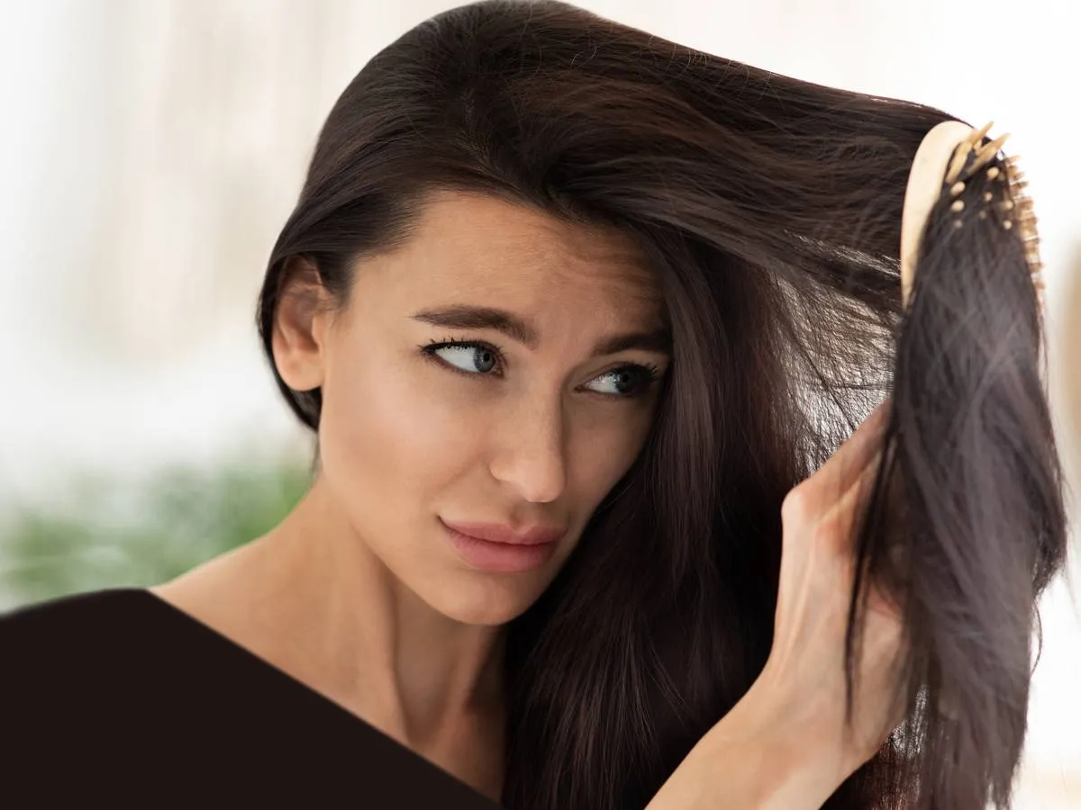 تأثير الرطوبة على الشعر.