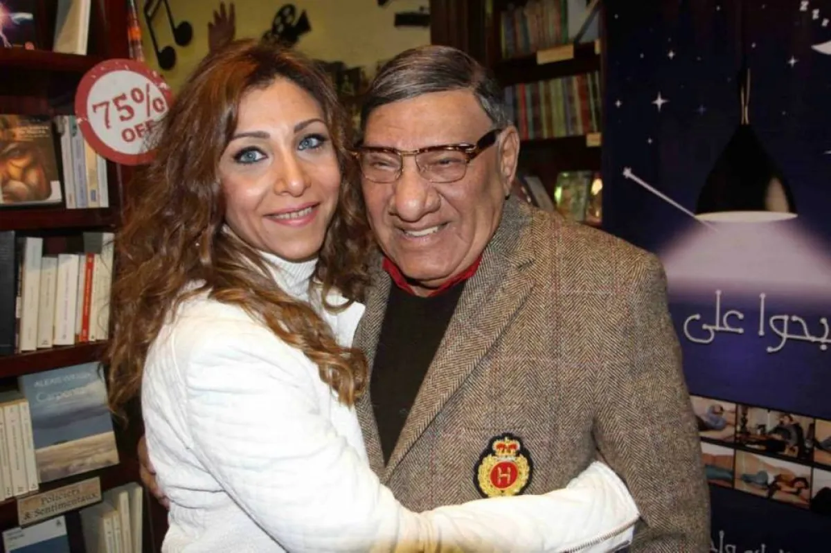 مفيد فوزي وابنته الوحيدة حنان - الصورة من حسابها على انستغرام