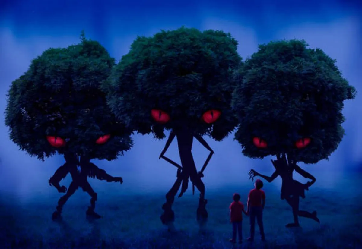 صورة تعبر عن الكوابيس الليلية